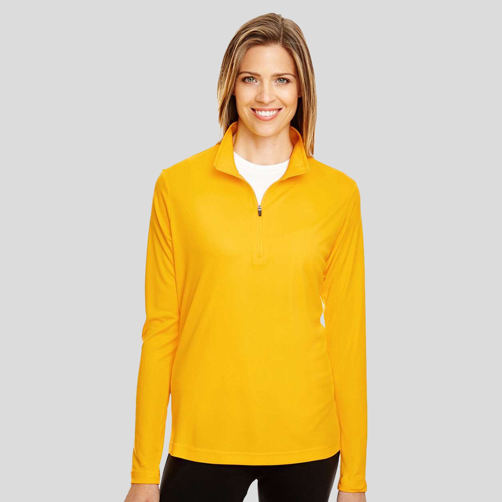 Women's Zone Performance Quarter-Zip Pullover | Sport Athletic Gold