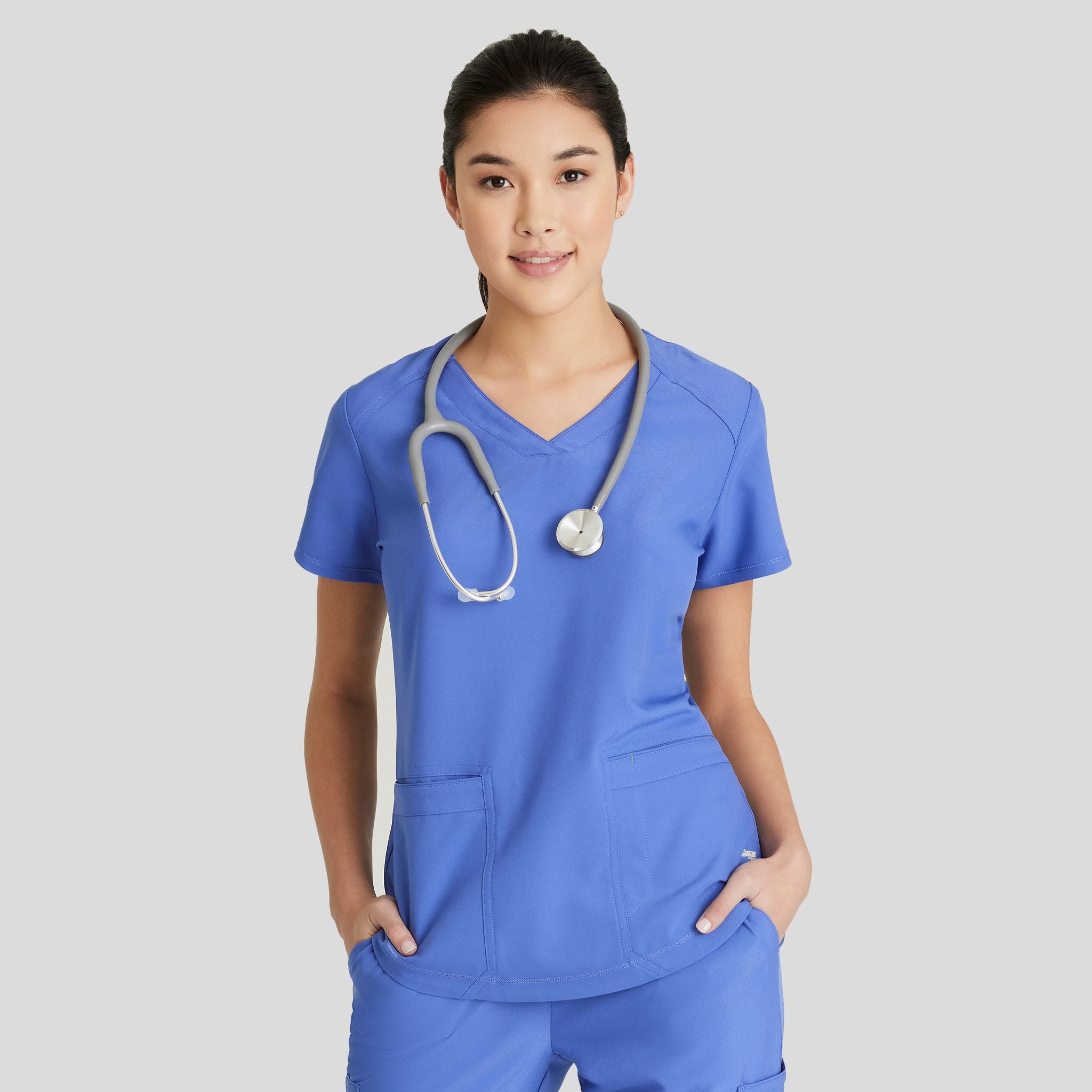 Rhythm Scrub Top | Vivid Lapis