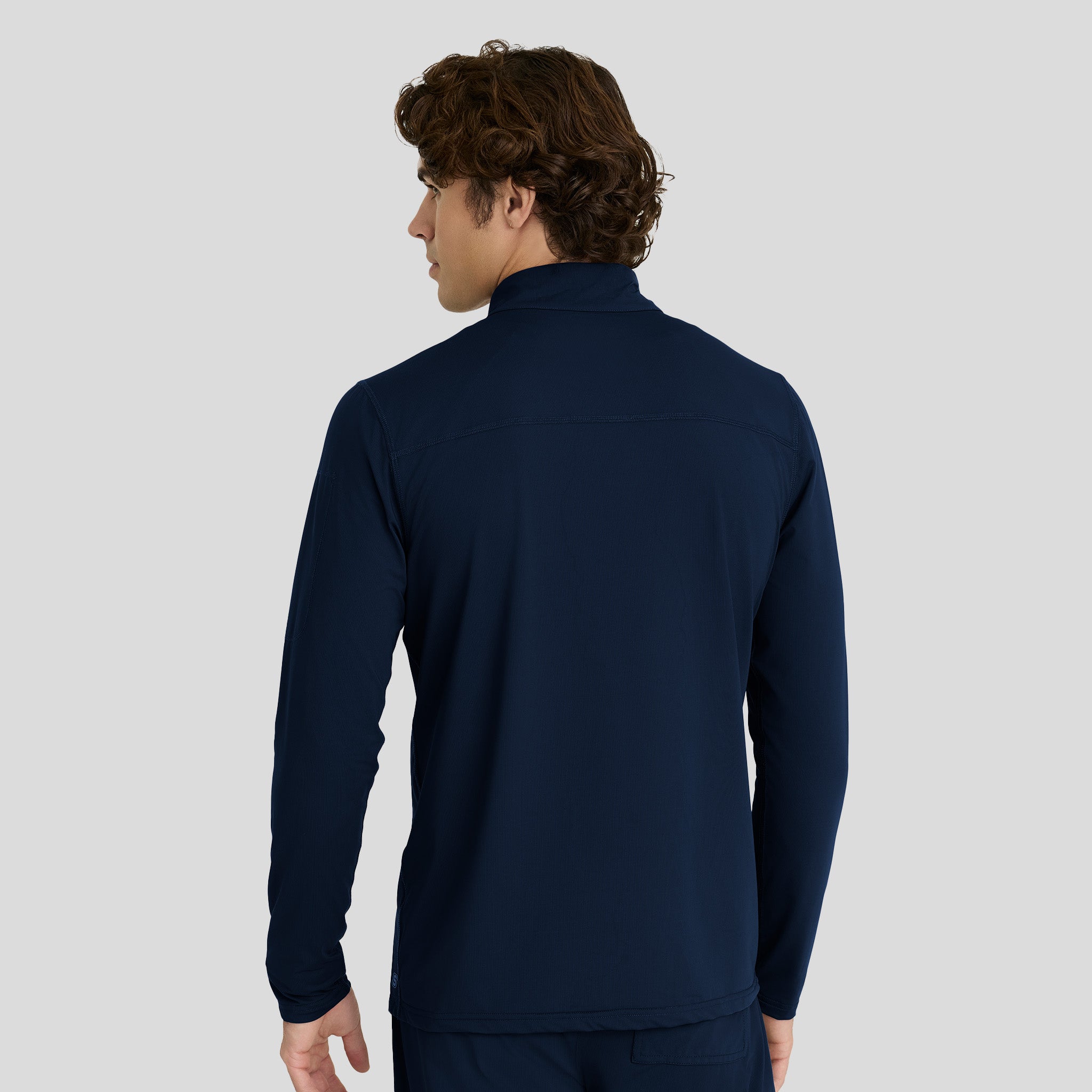 Men's Propel Mock Neck Long Sleeve Top | Navy