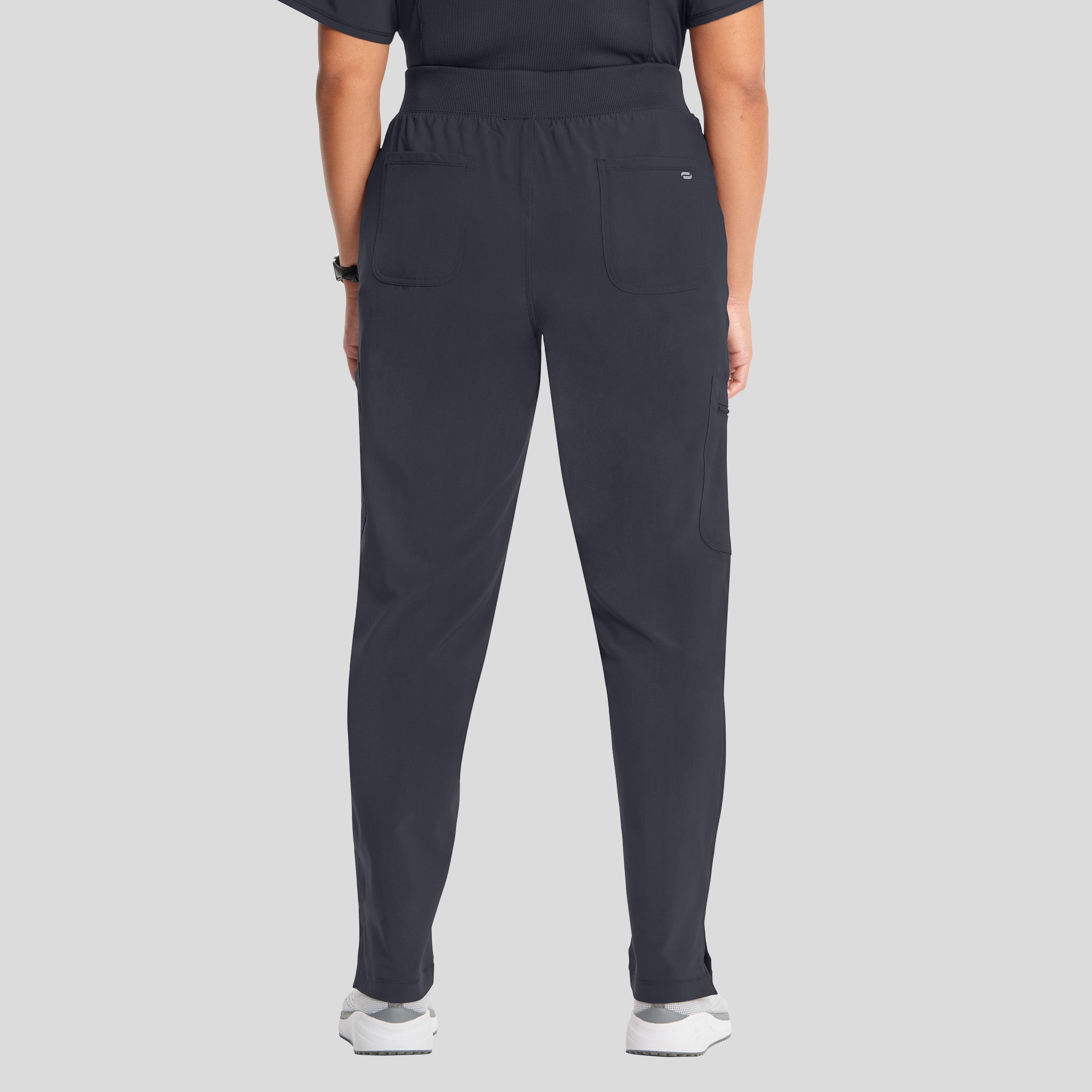 Inifnity Mid Rise Tapered Leg Pull-On Scrub Pant | Pewter