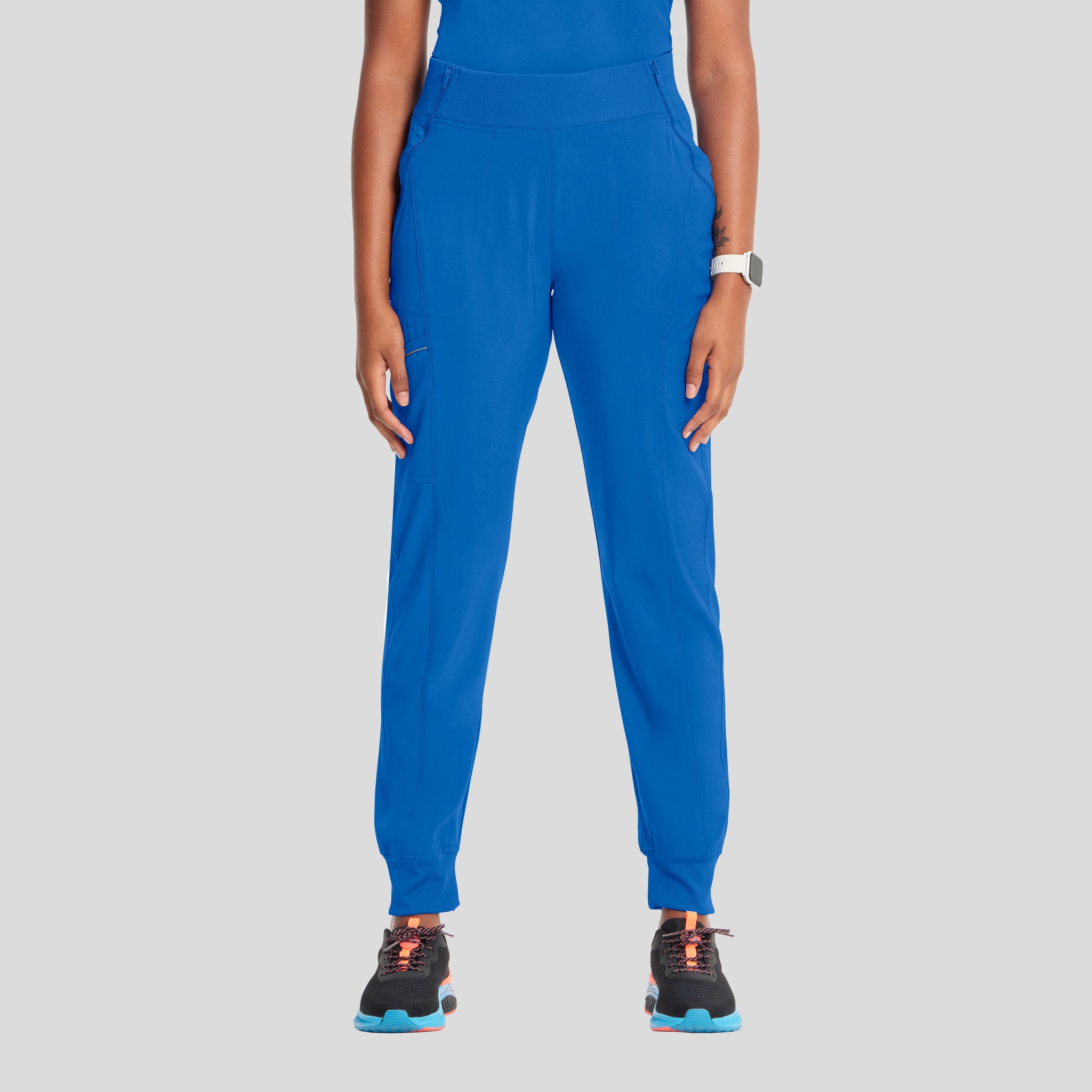 Infinity Elastic Waistband Jogger Scrub Pant | Royal