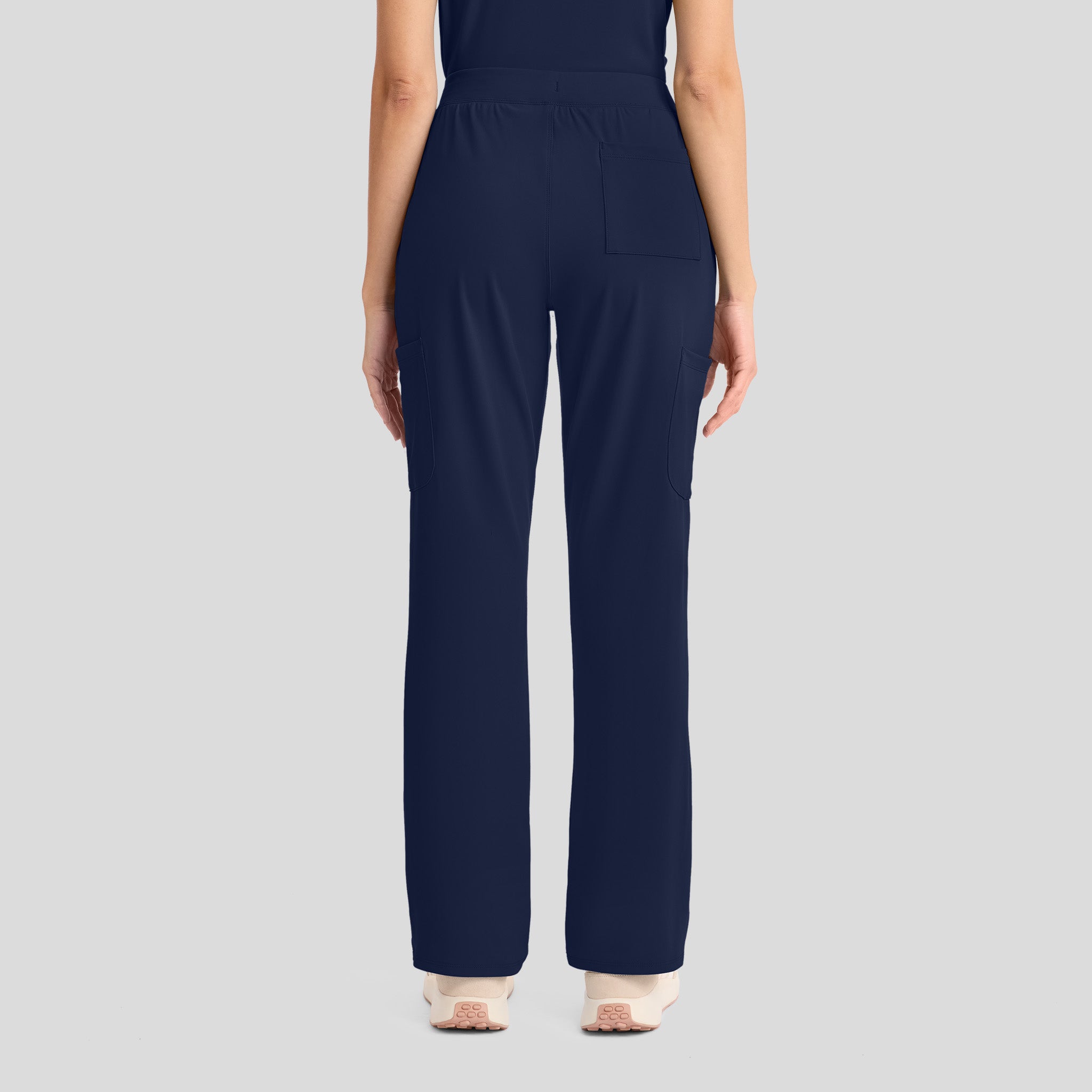 Achieve Pull-On Straight Leg Scrub Pant | Navy