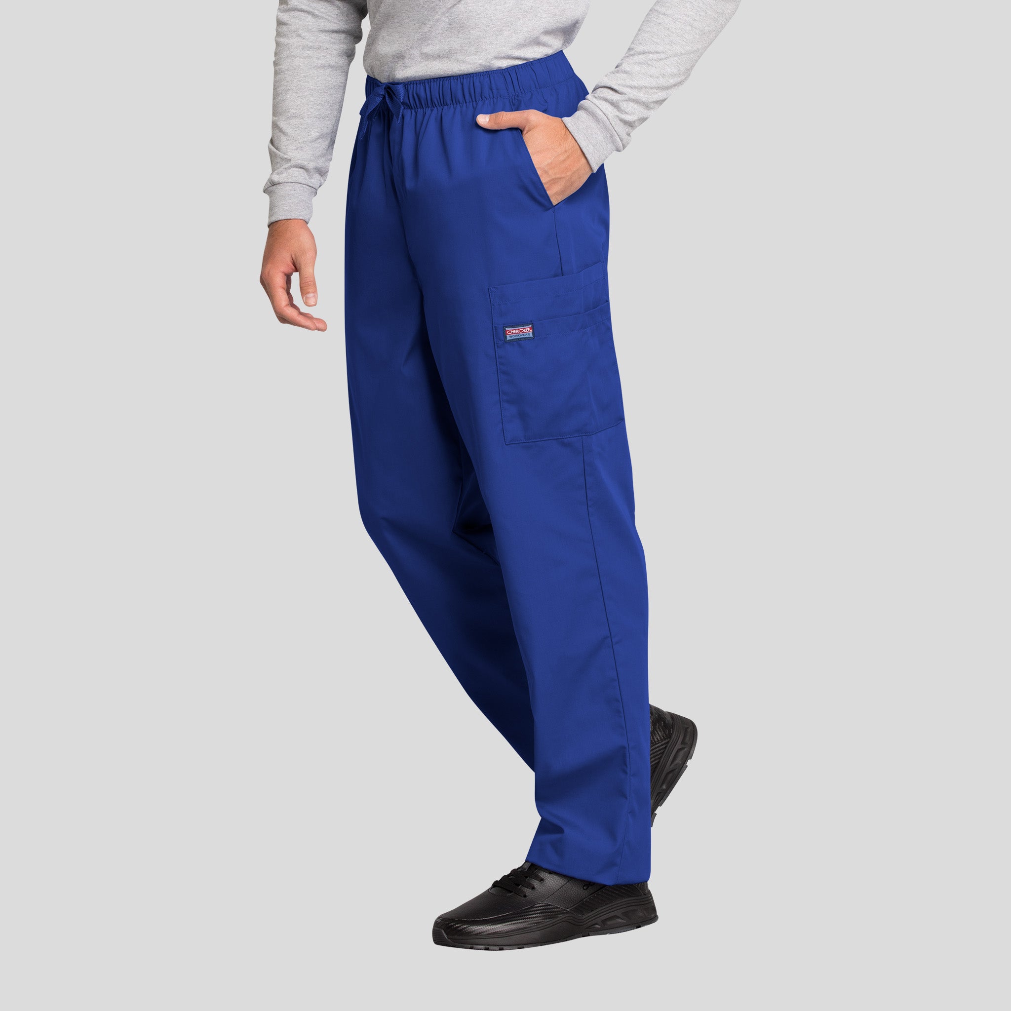 Men's Drawstring Cargo Scrub Pant | Galaxy