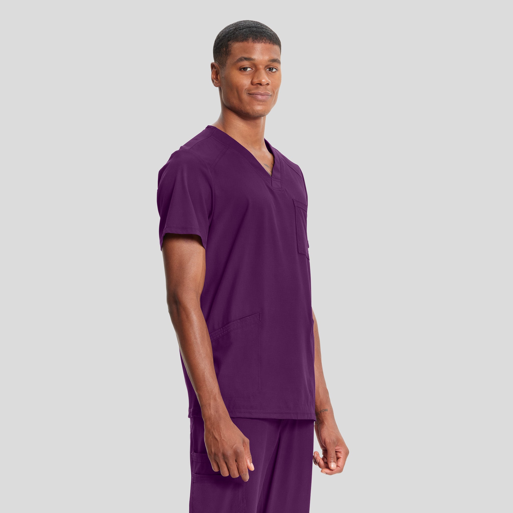 Men's V-Neck | Eggplant