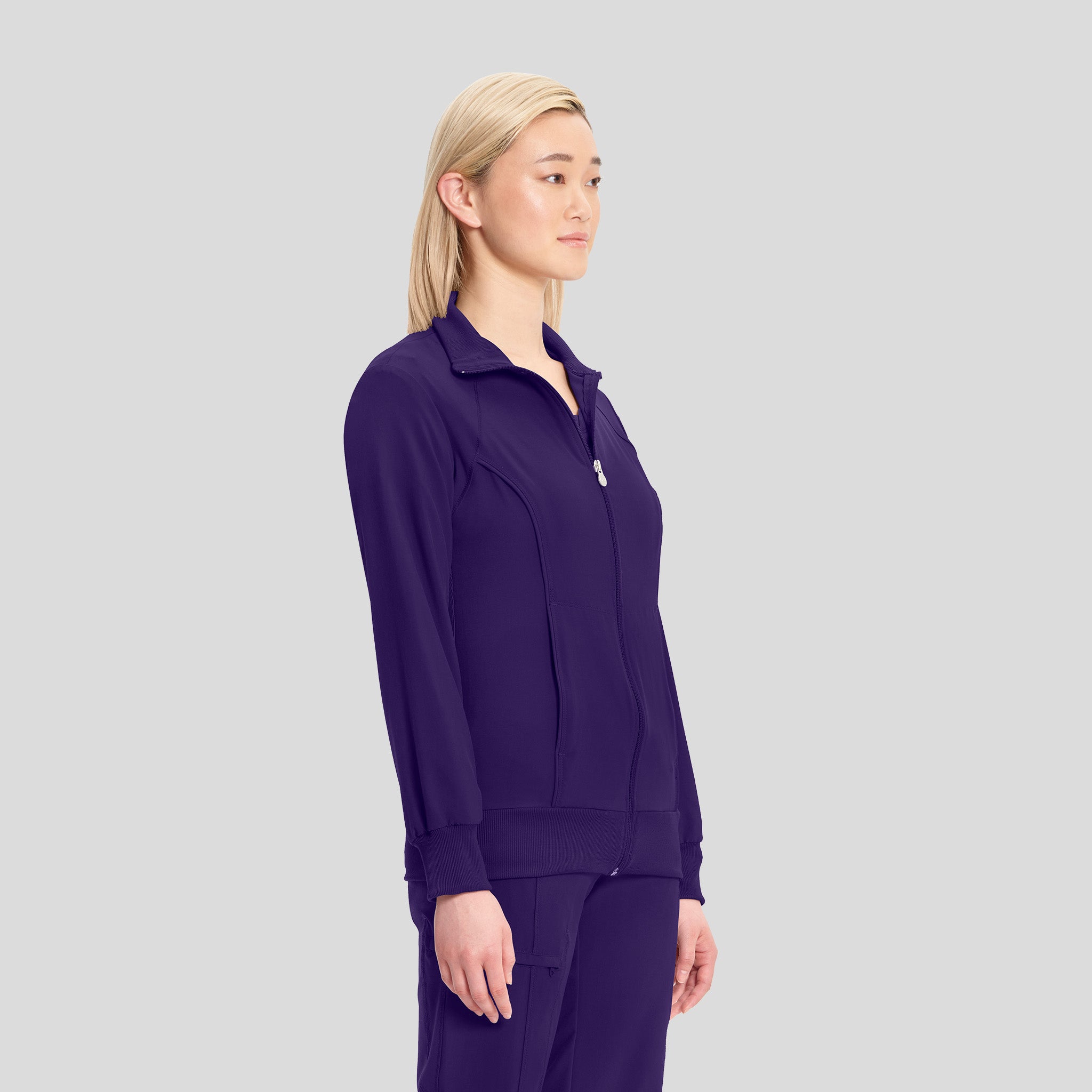 Women's Zip Front Warm-Up | Grape
