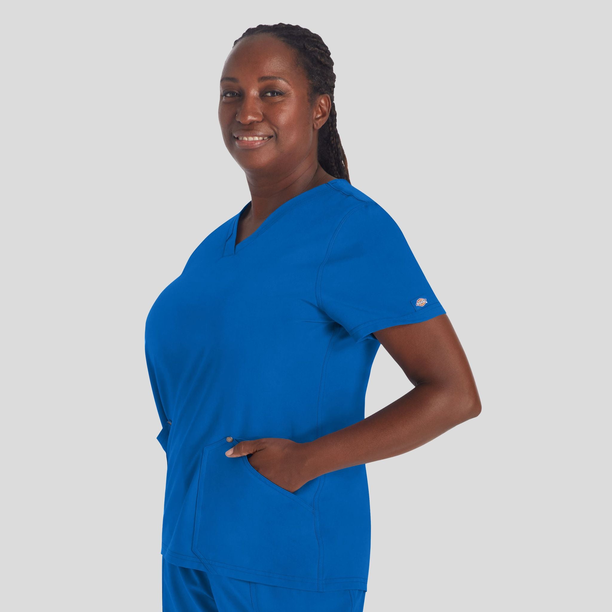 Women's V-Neck Scrub Top | Royal