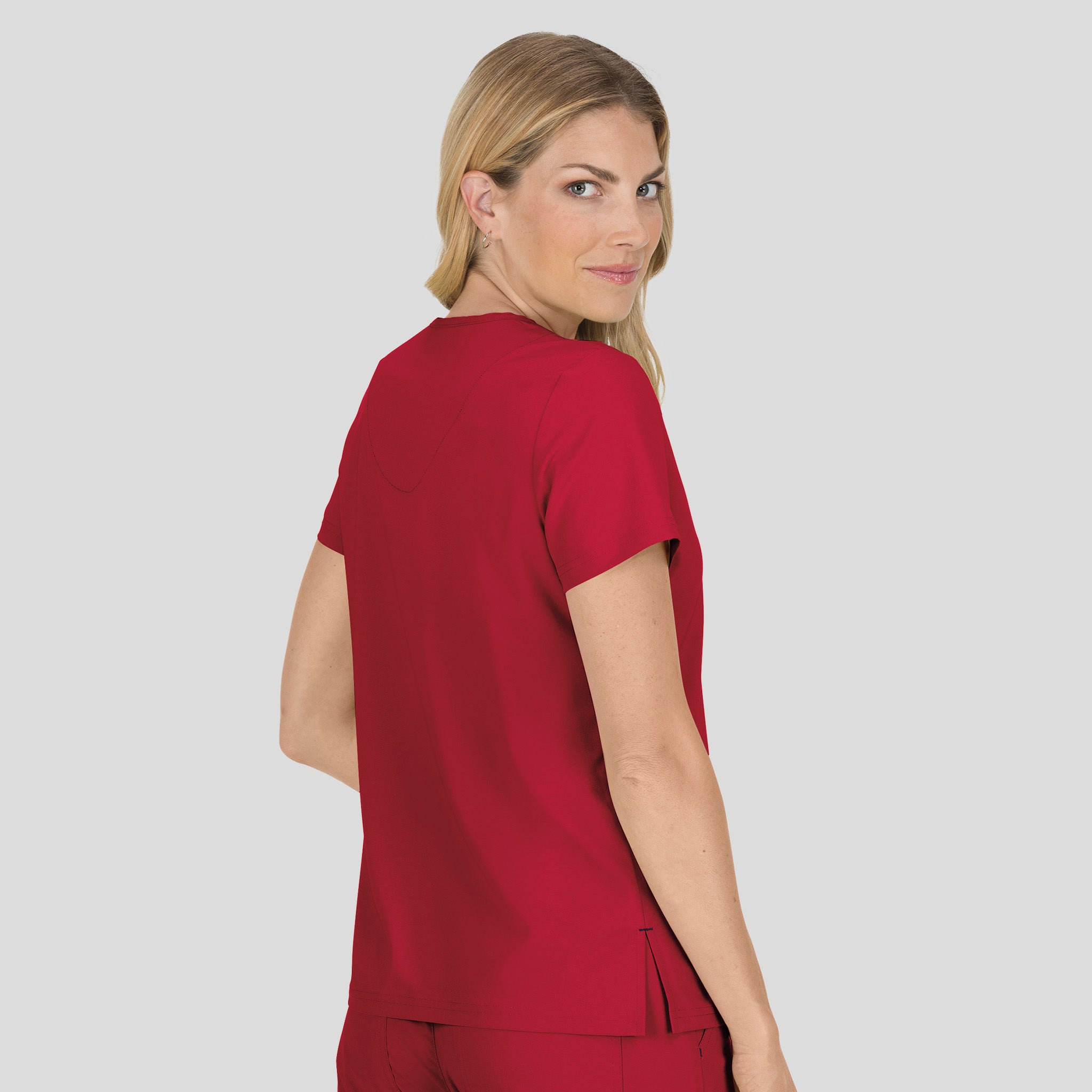 Becca Women's 4-Pocket Stretch Top | Ruby Red
