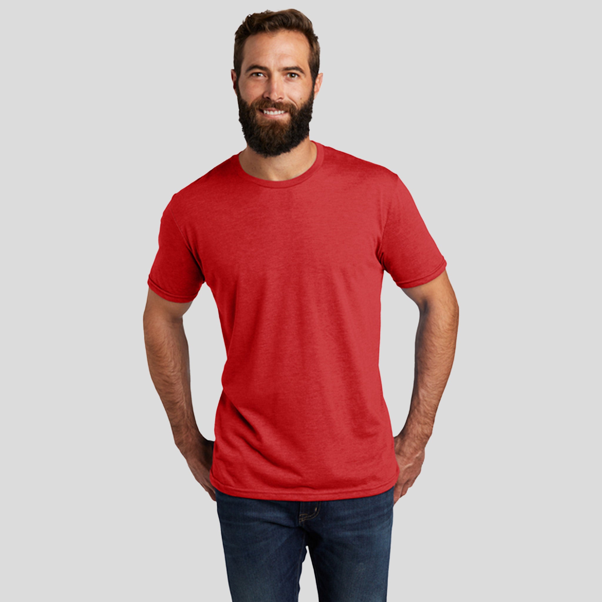 Unisex Tri-Blend Tee | Rise Up Red