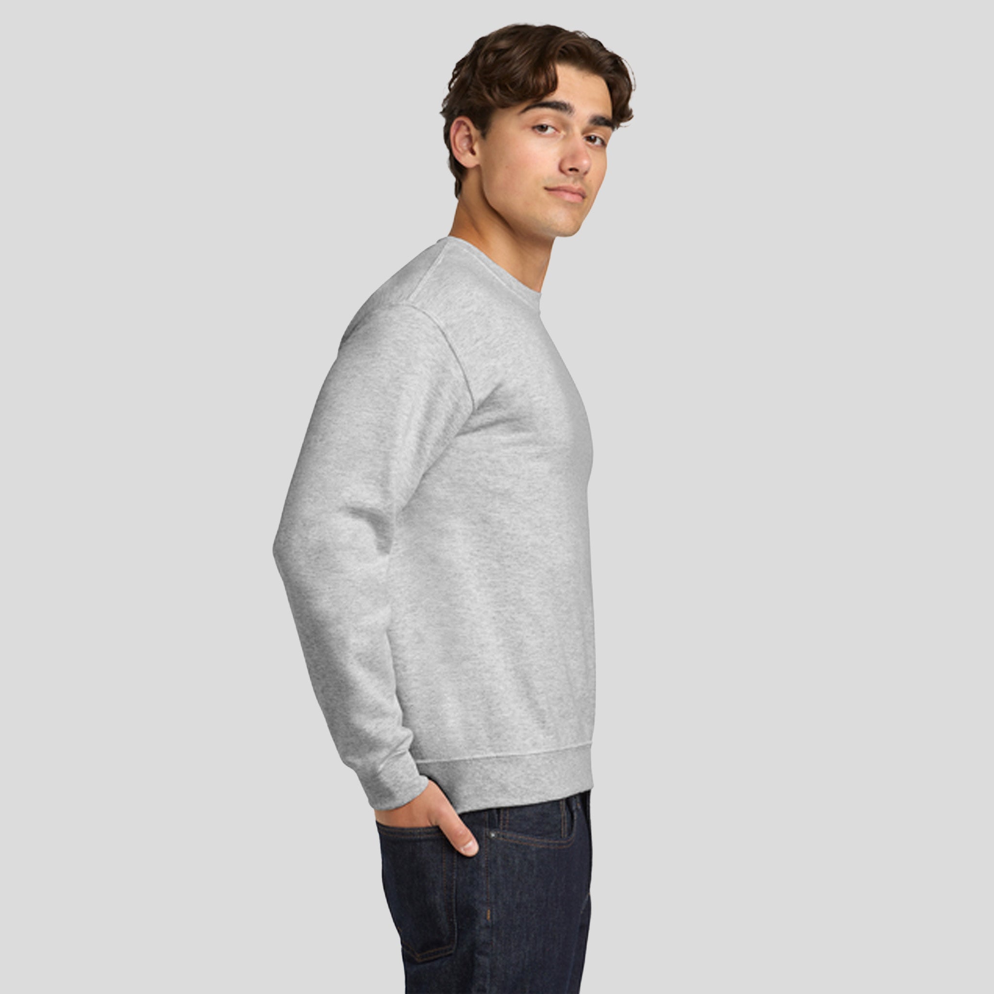 Heavy Blendβ’ Crewneck Sweatshirt | Ash
