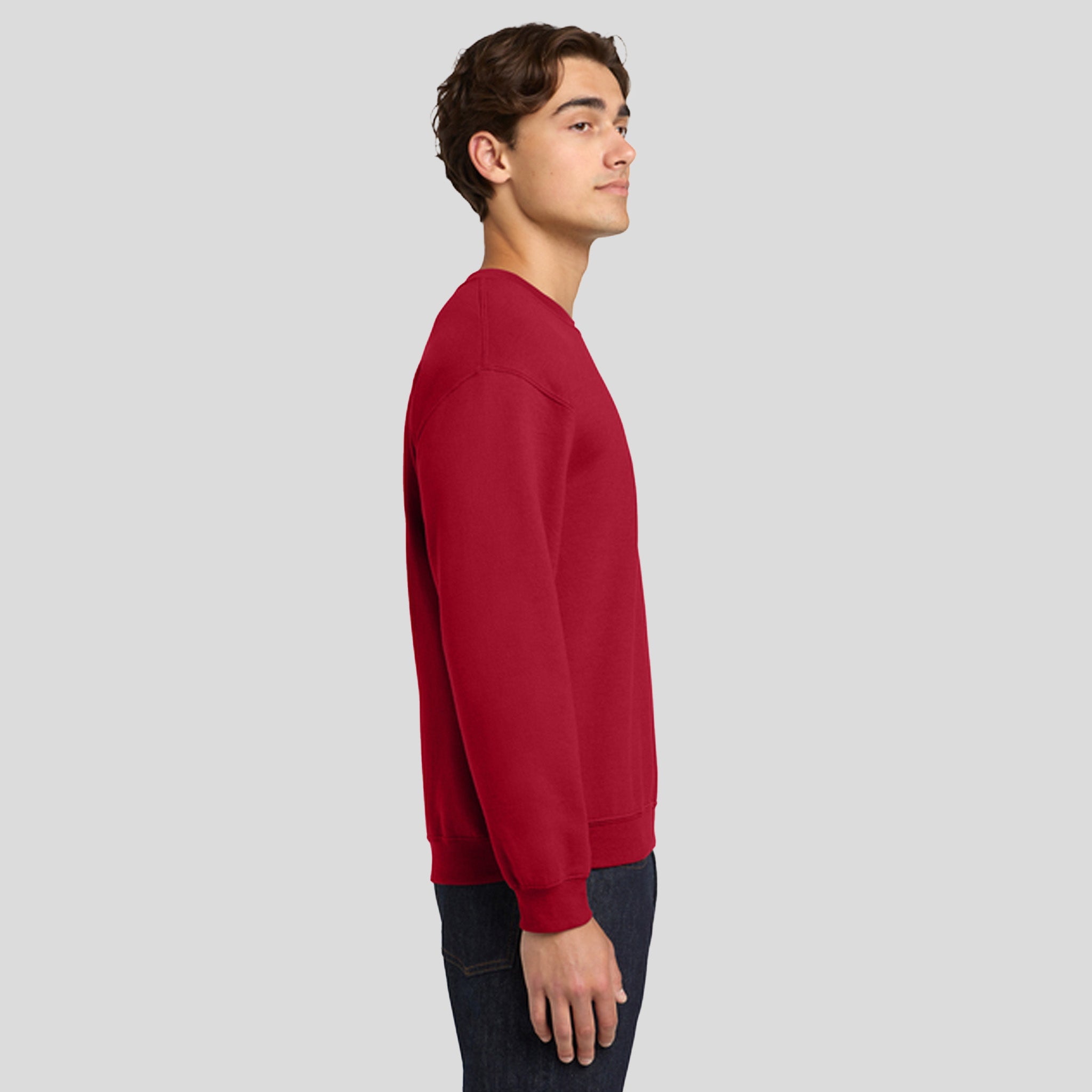 Heavy Blendβ’ Crewneck Sweatshirt | Cherry Red