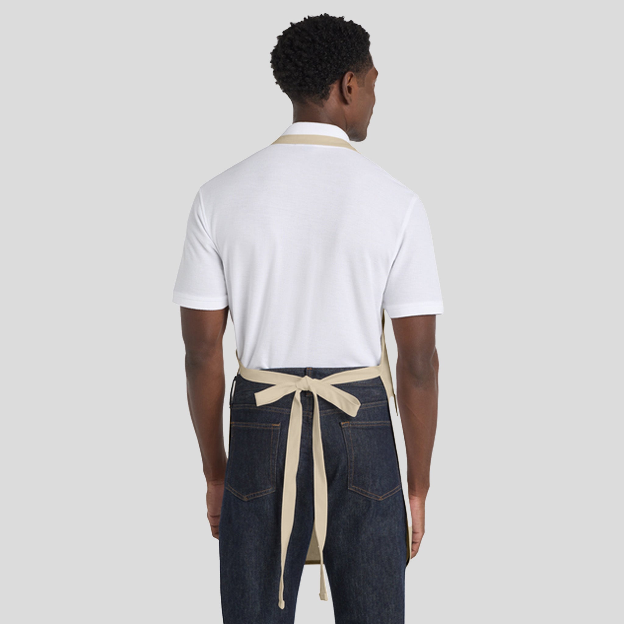 Full-Length Apron with Pockets | Stone