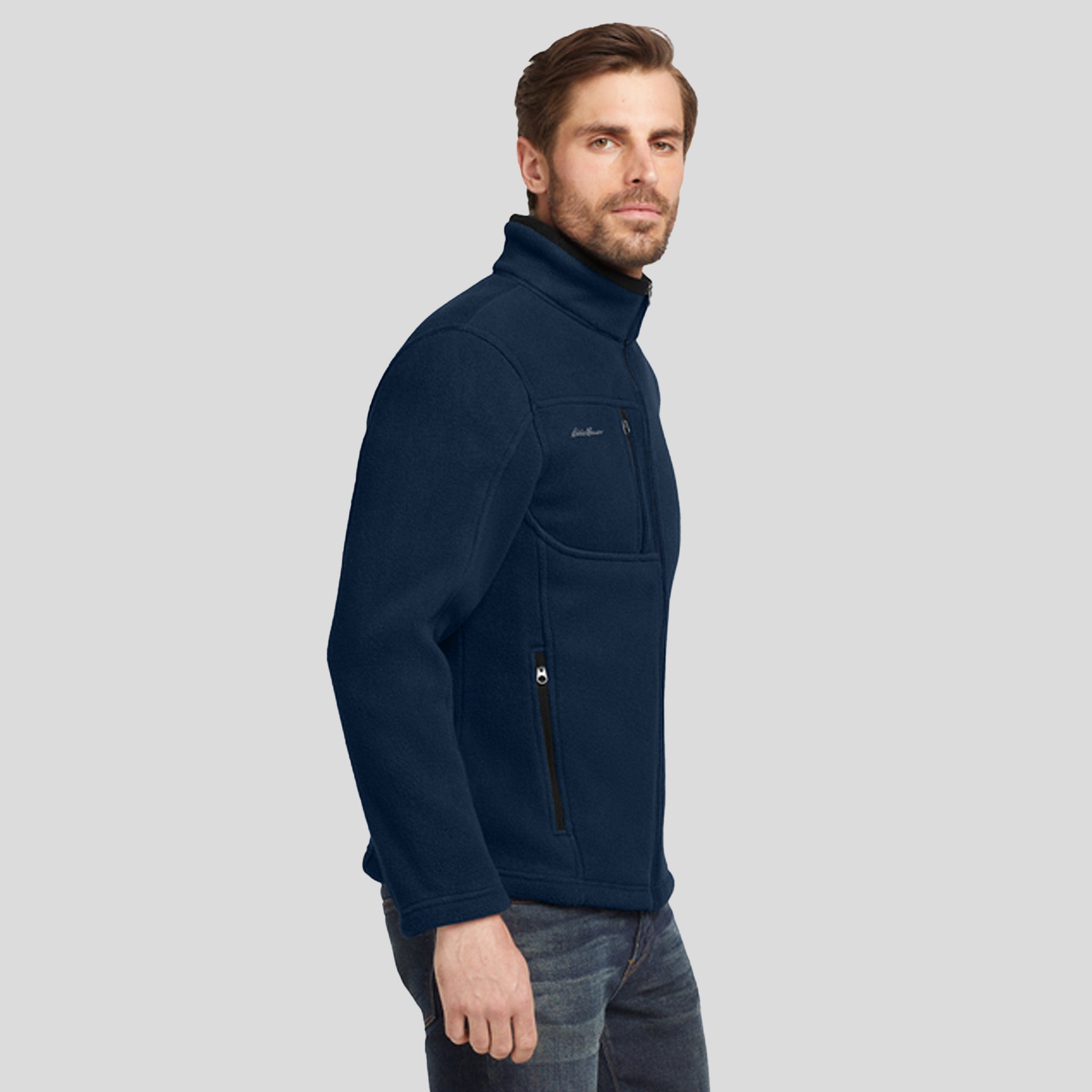 Full-Zip Fleece Jacket | River Blue Navy