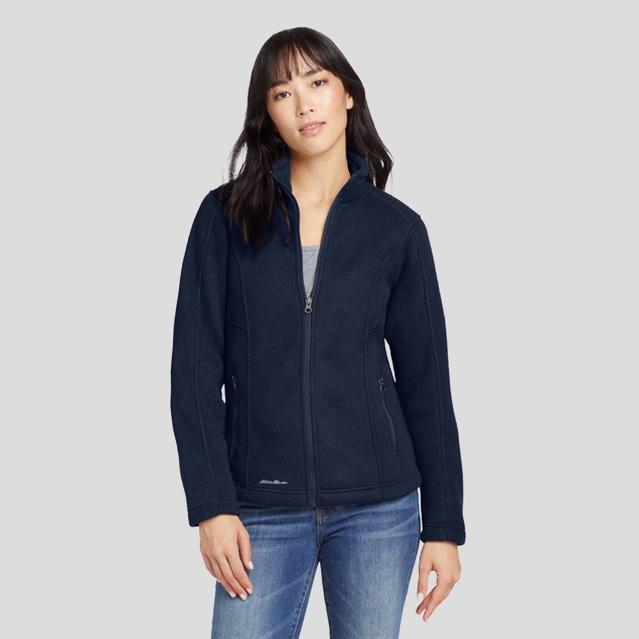 Women's Full-Zip Fleece Jacket | River Blue Navy