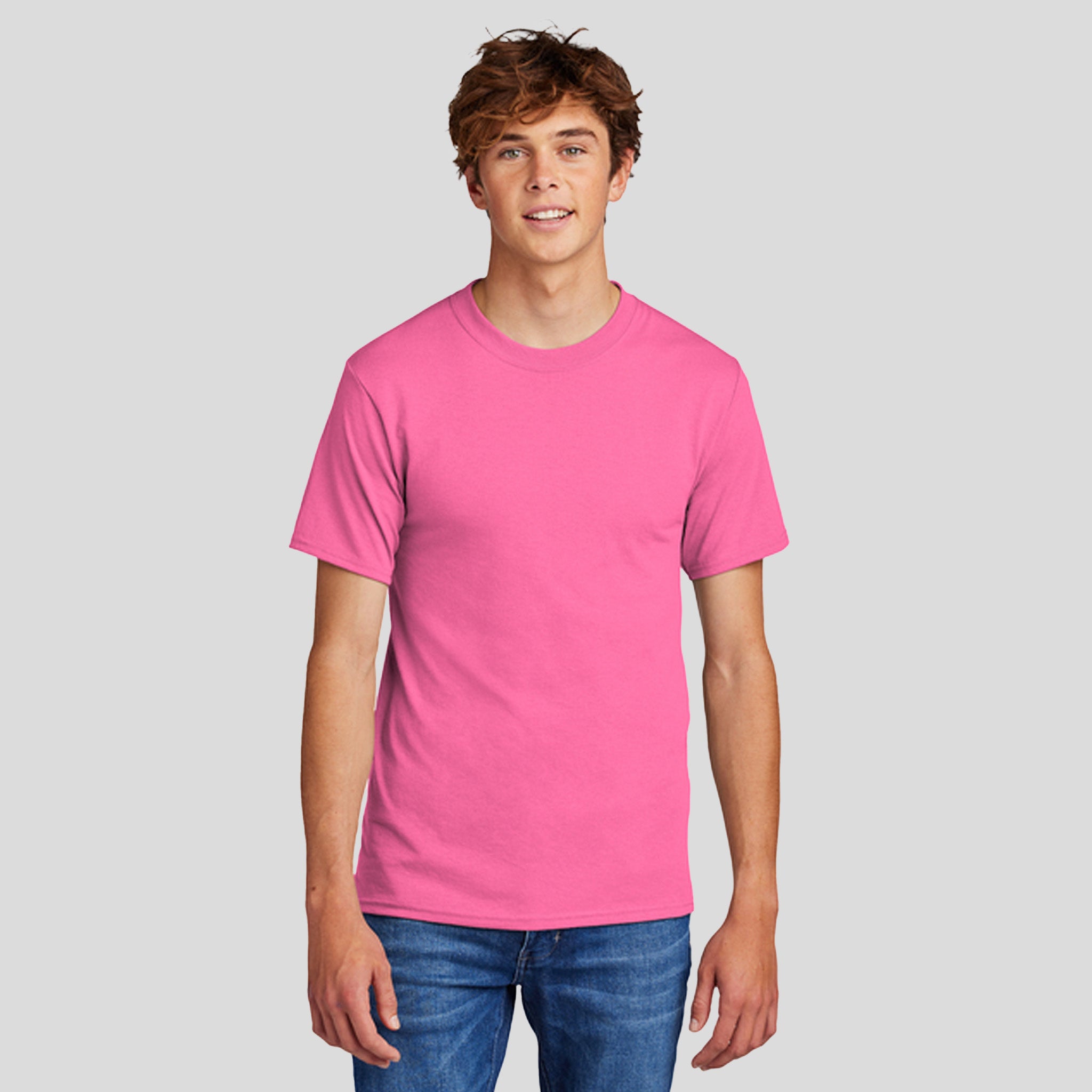 Core Blend Tee | Neon Pink