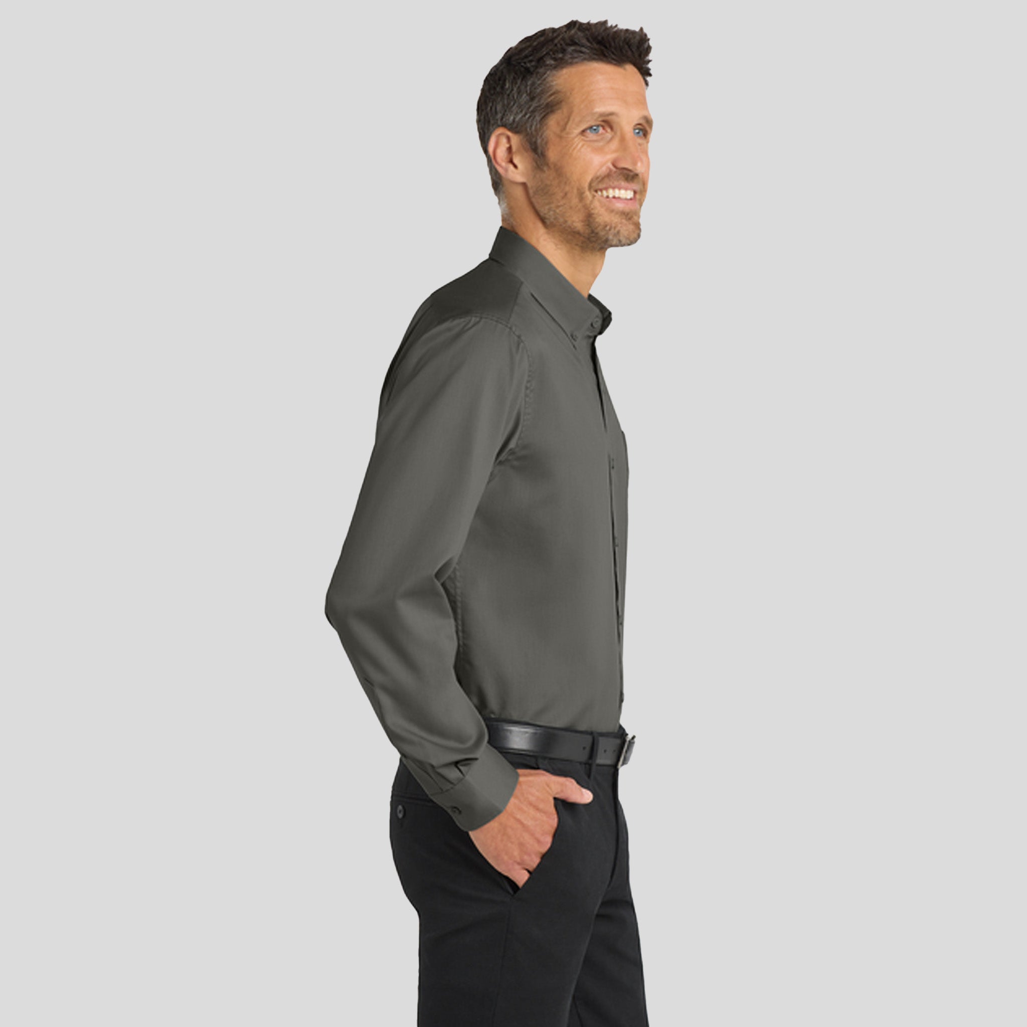 SuperProβ’ Twill Shirt | Sterling Grey