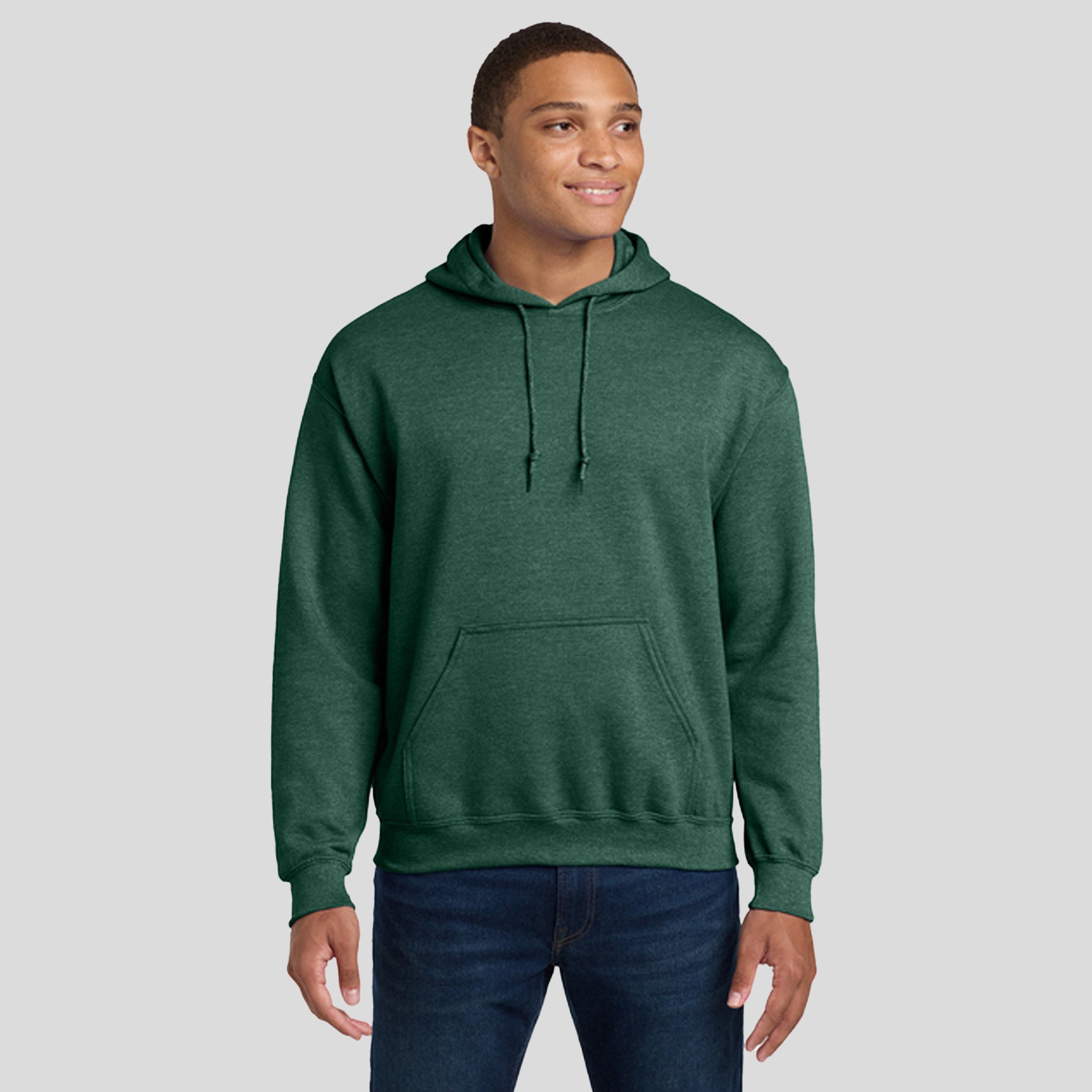 Heavy Blendβ’ Hooded Sweatshirt | Heather Dark Green