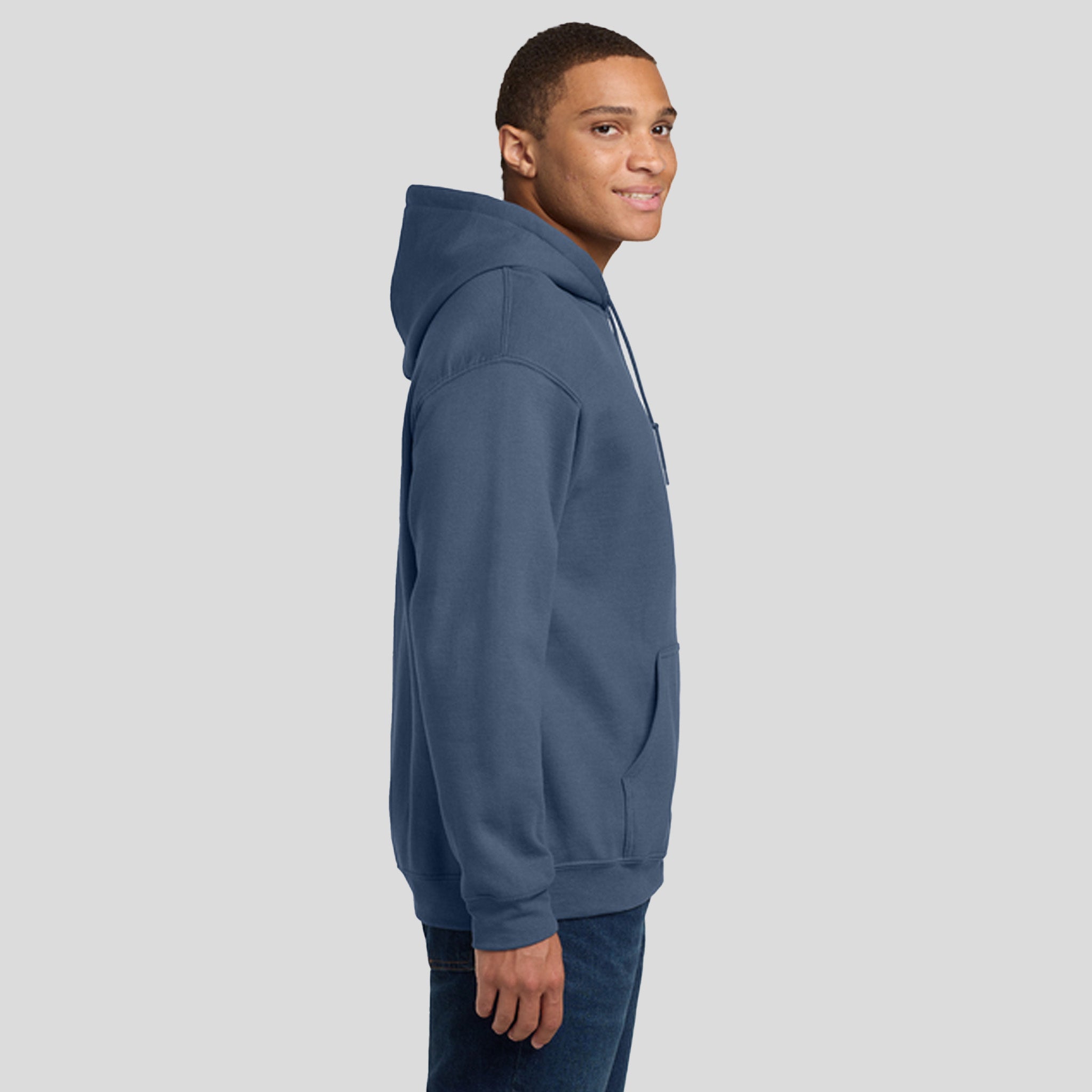 Heavy Blendβ’ Hooded Sweatshirt | Indigo Blue