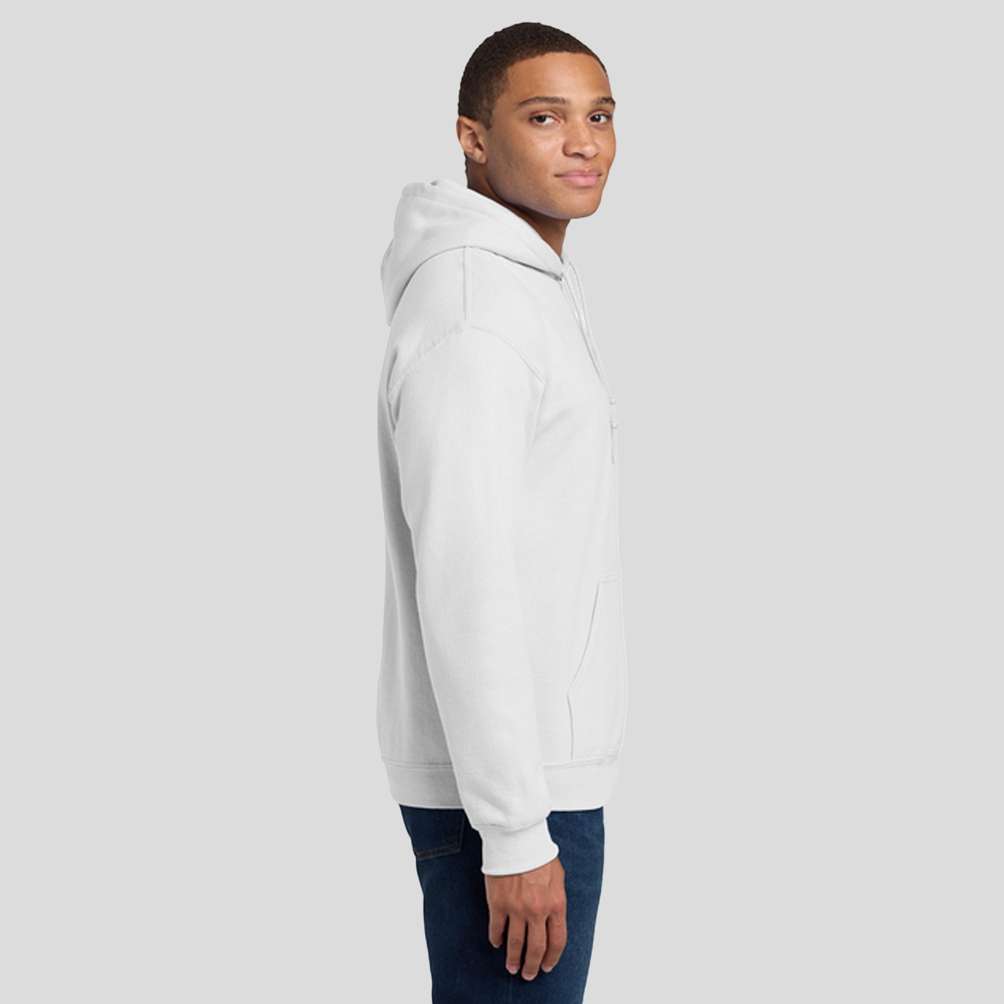 Heavy Blendβ’ Hooded Sweatshirt | White