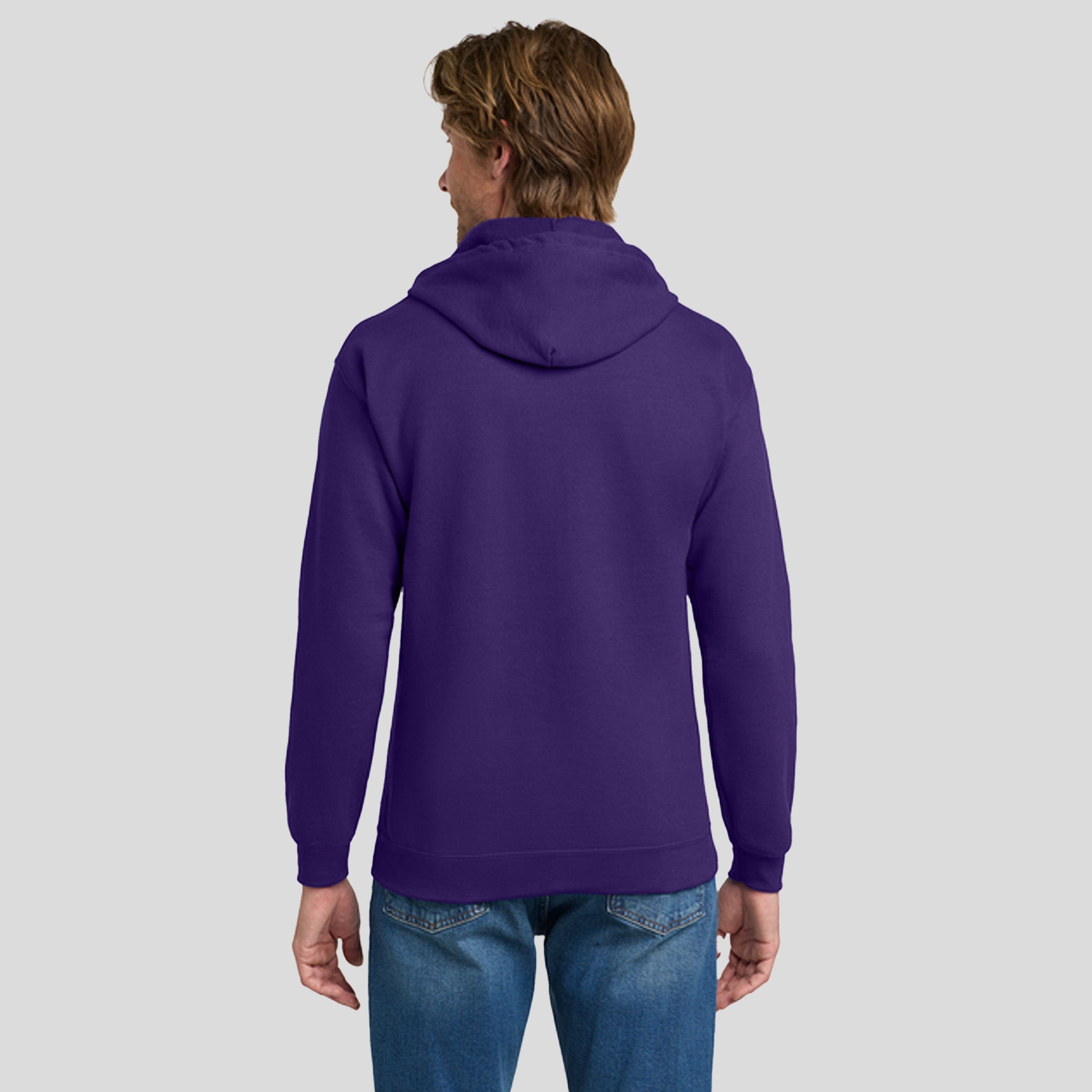 Heavy Blendβ’ Full-Zip Hooded Sweatshirt | Purple