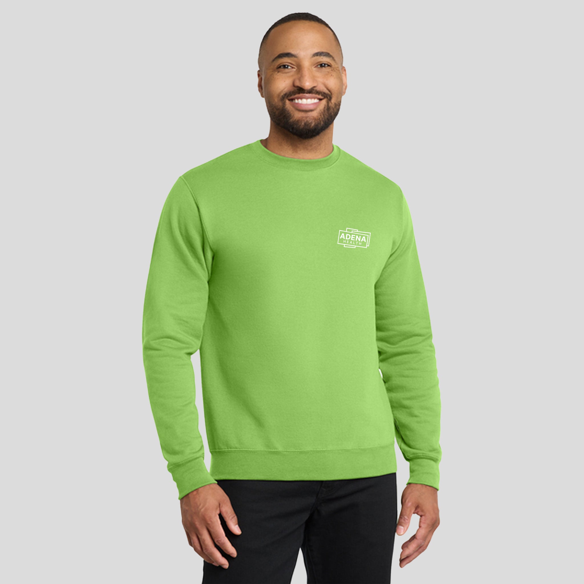 Adena Core Fleece Crewneck Sweatshirt | Lime