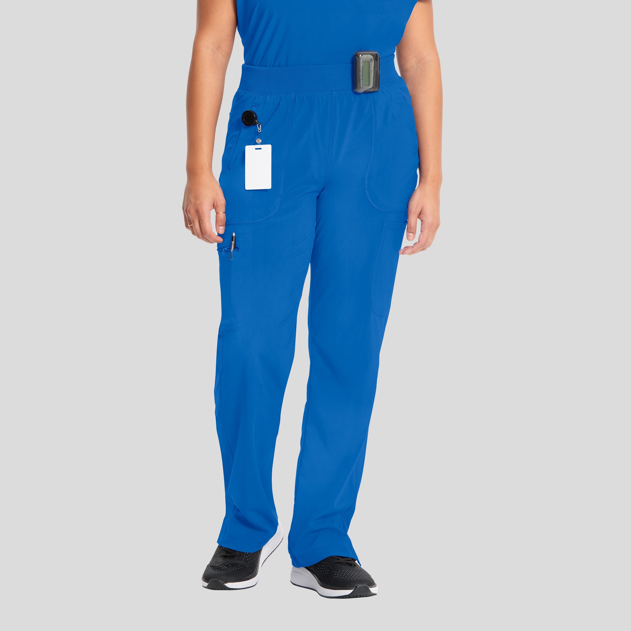 Inifnity Mid Rise Tapered Leg Pull-On Scrub Pant | Royal
