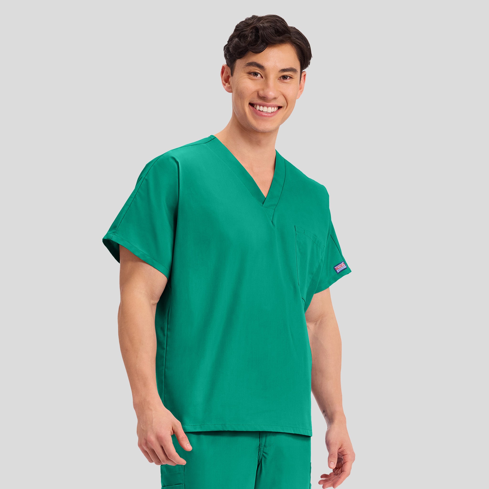Unisex V-Neck 1 Pocket | Surgical Green