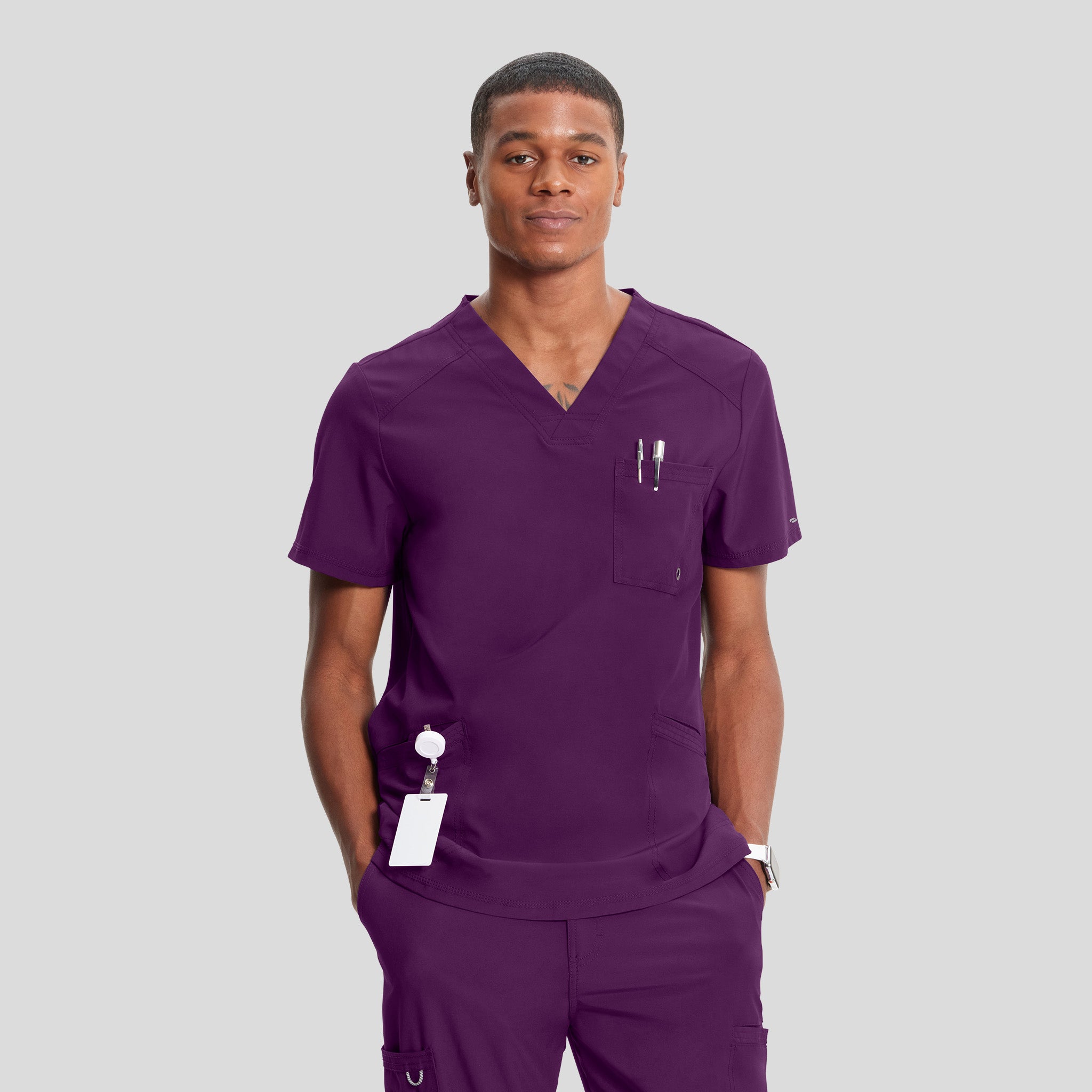 Men's V-Neck | Eggplant