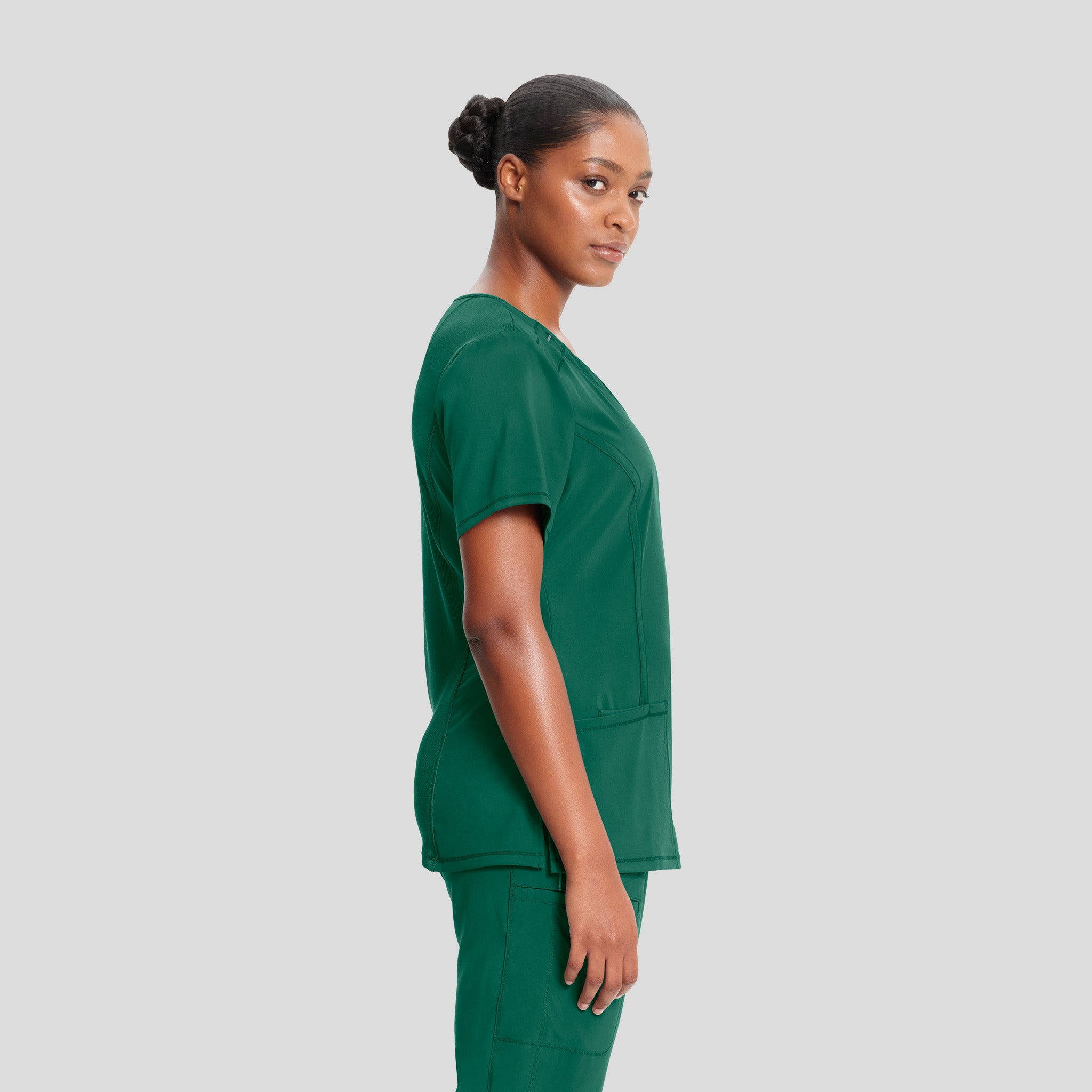 Women's Round Neck Top | Hunter