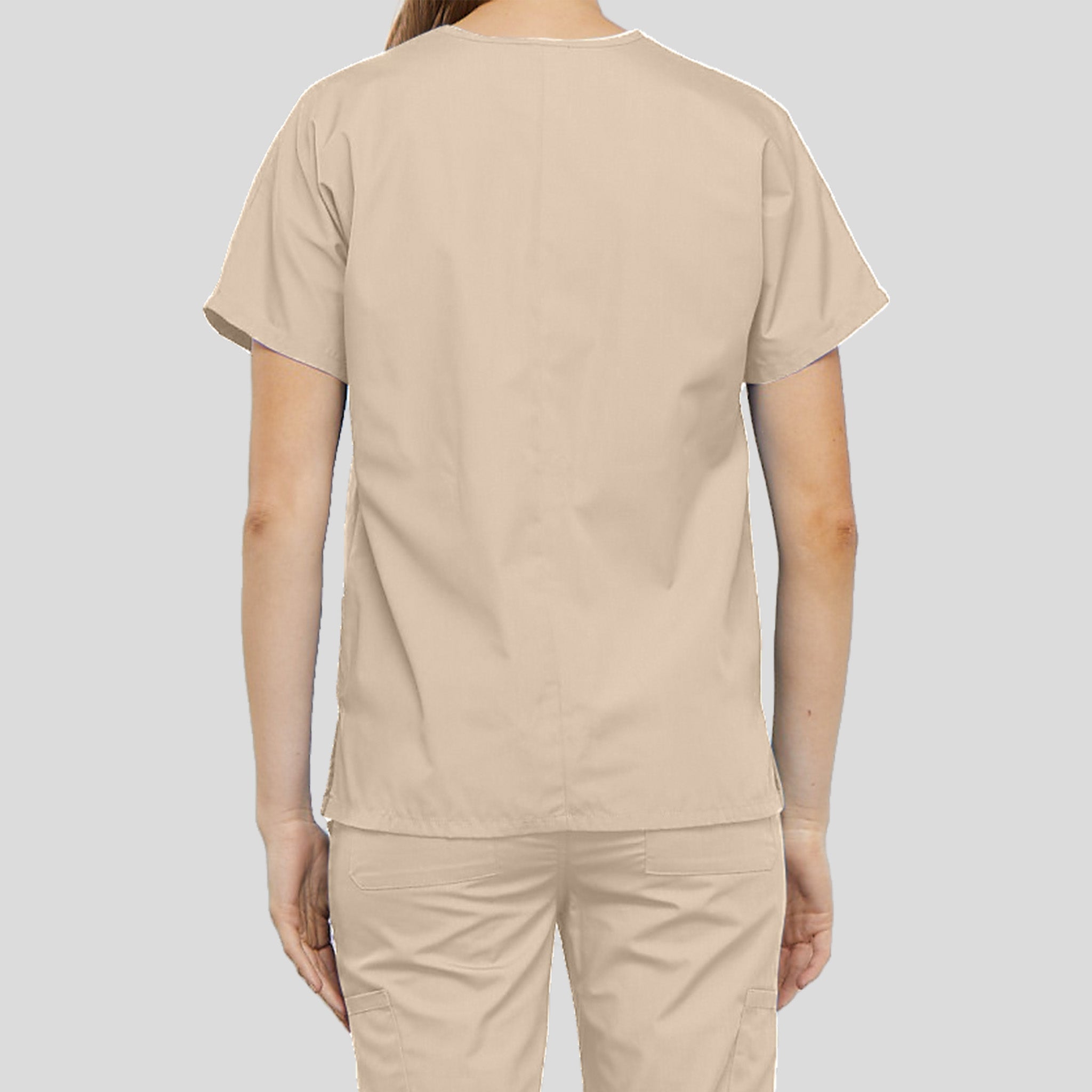 Women's V-Neck 2 Pocket | Khaki