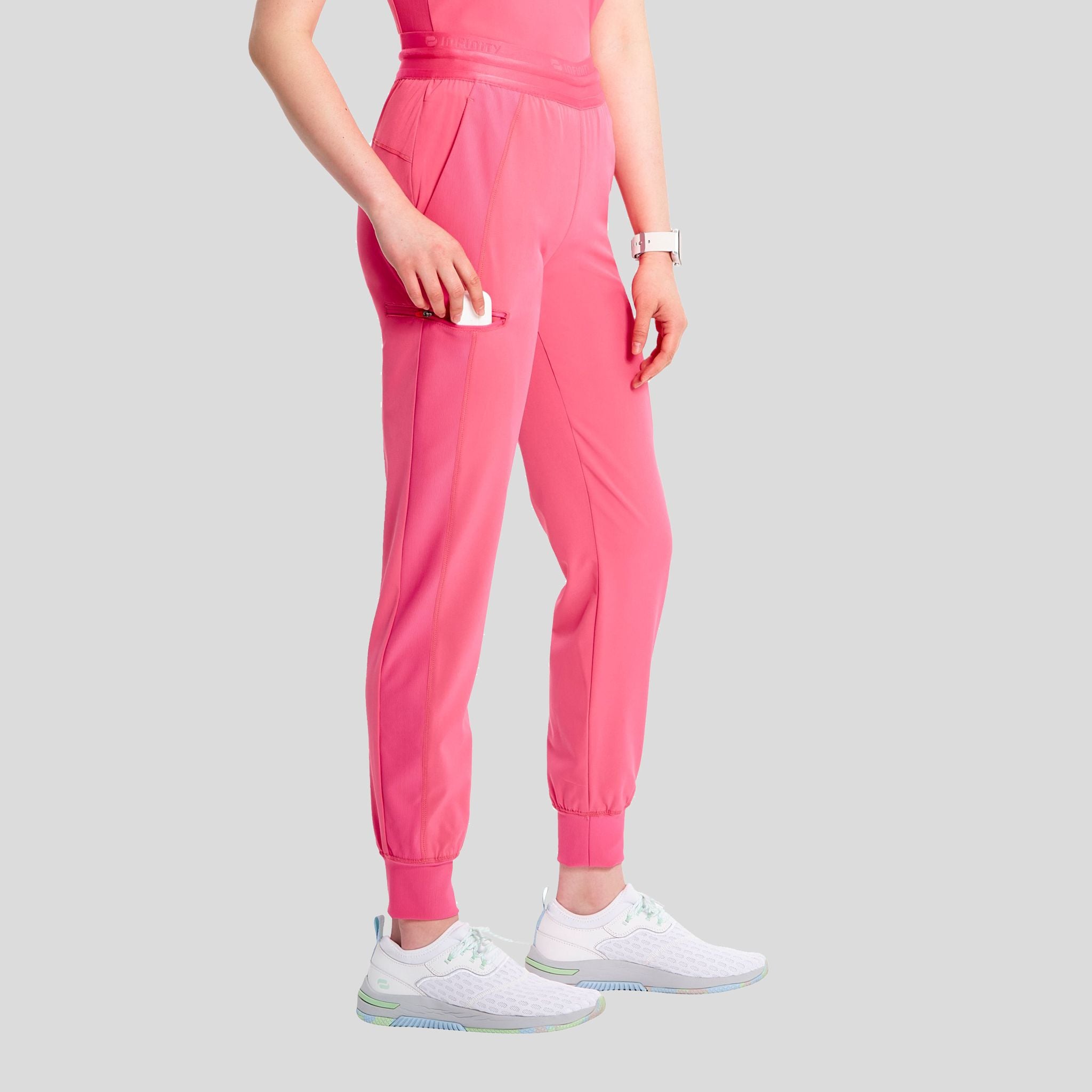 Mid Rise Jogger | Power Pink