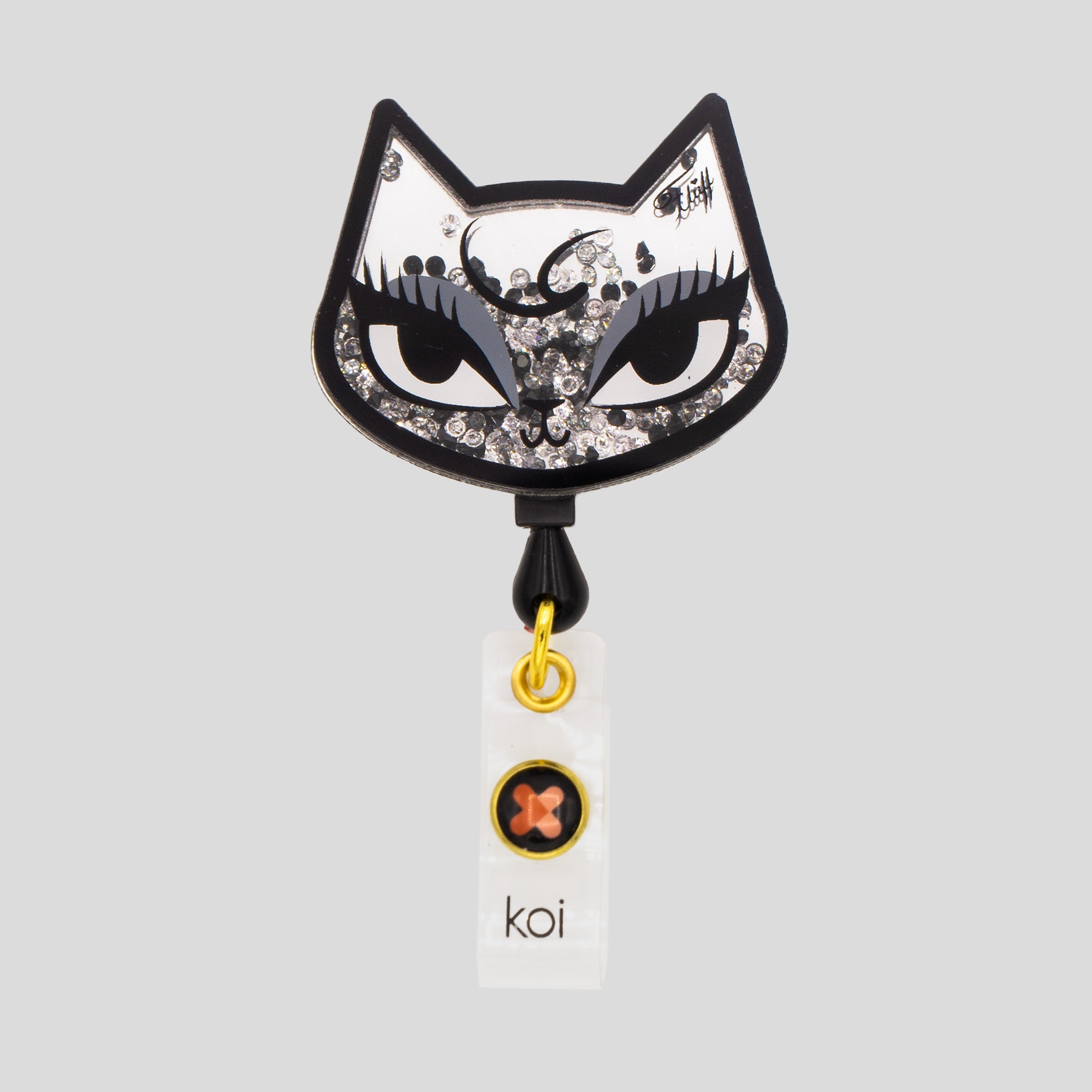 Billy Cat Shaker Badge Reel