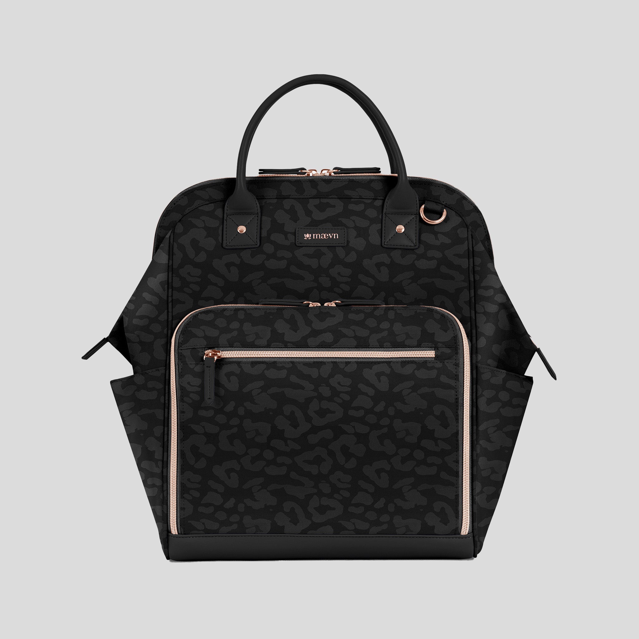 ReadyGO Clinical Backpack | Black Leopard Jacquard