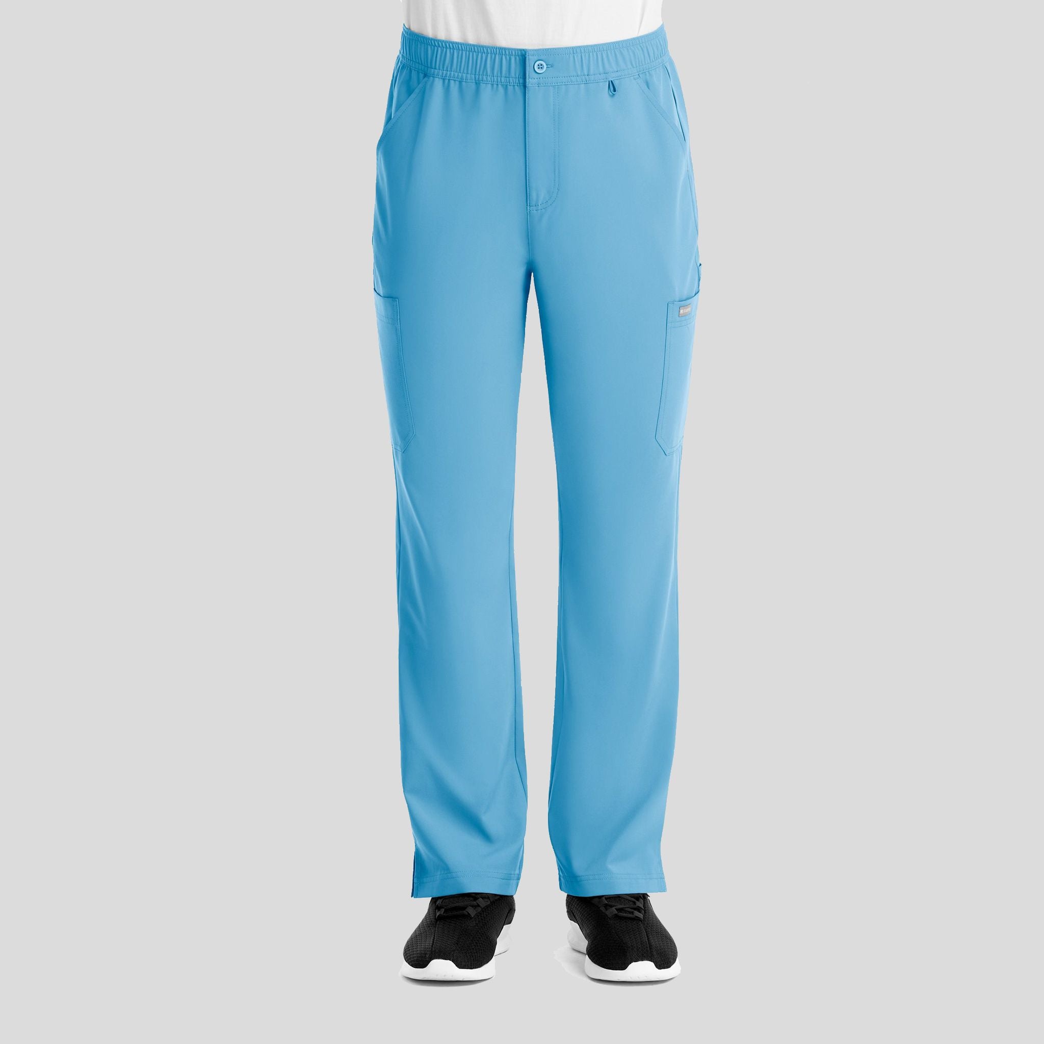 Men's Fly Front Cargo Pant | Turquoise