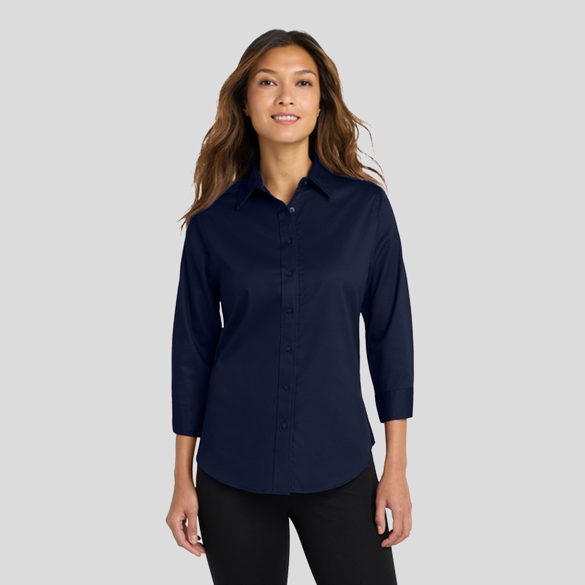 Women's 3/4-Sleeve Easy Care Shirt | Navy