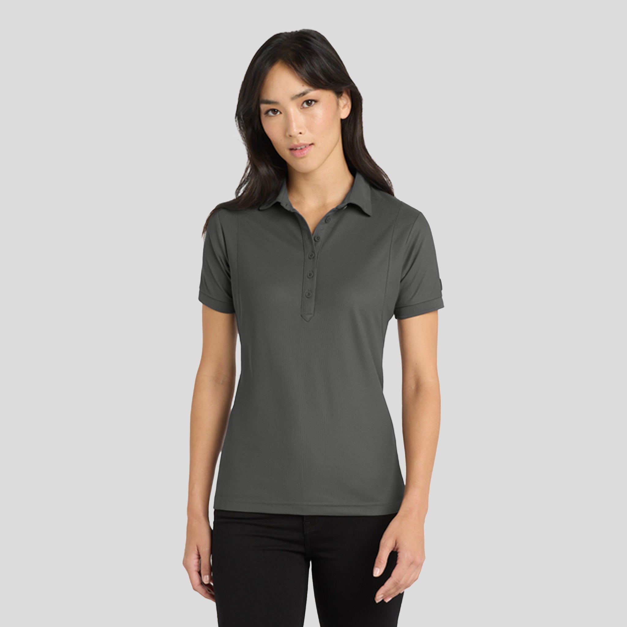 Jewel Polo | Diesel Grey