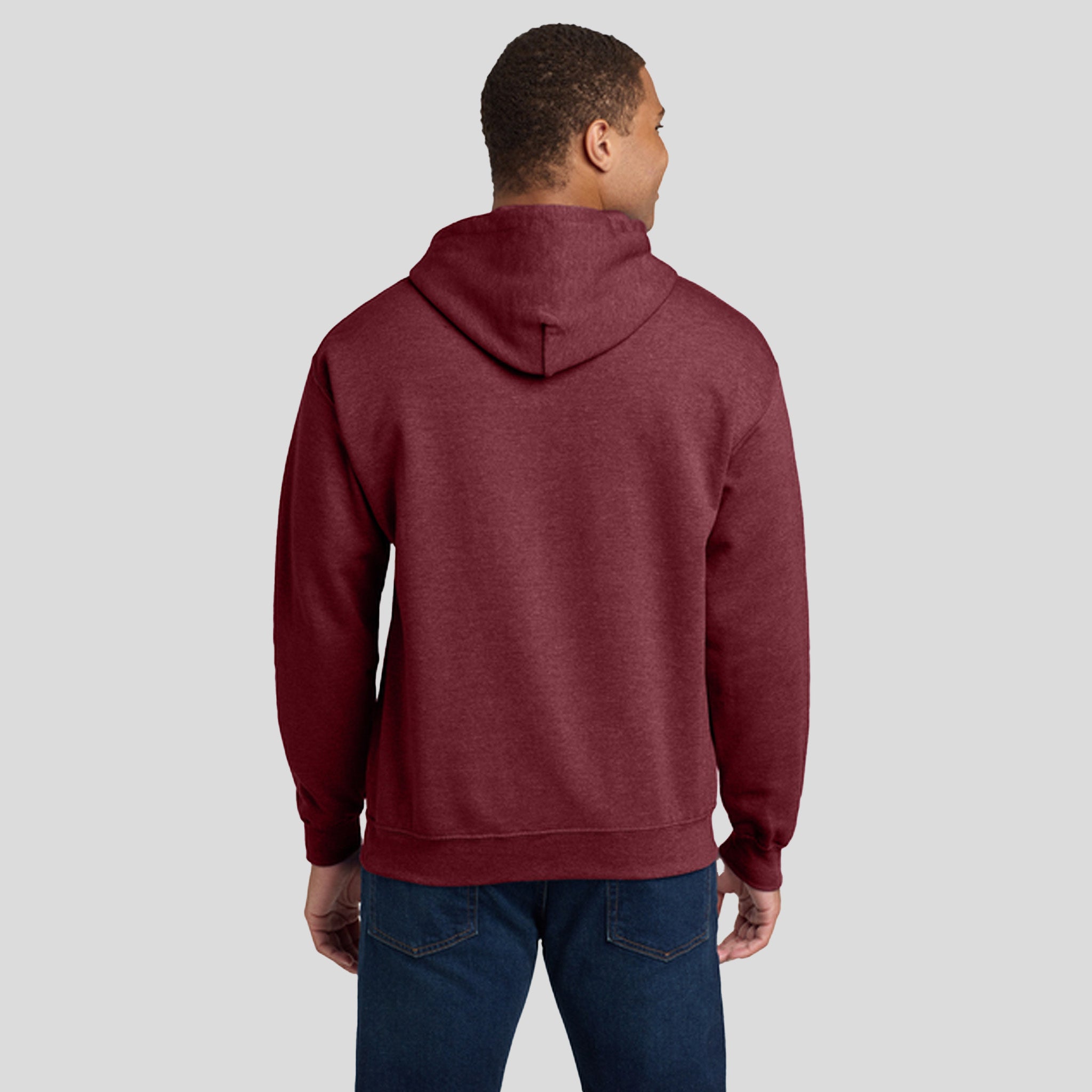 Heavy Blend™ Hooded Sweatshirt | Heather Dark Maroon