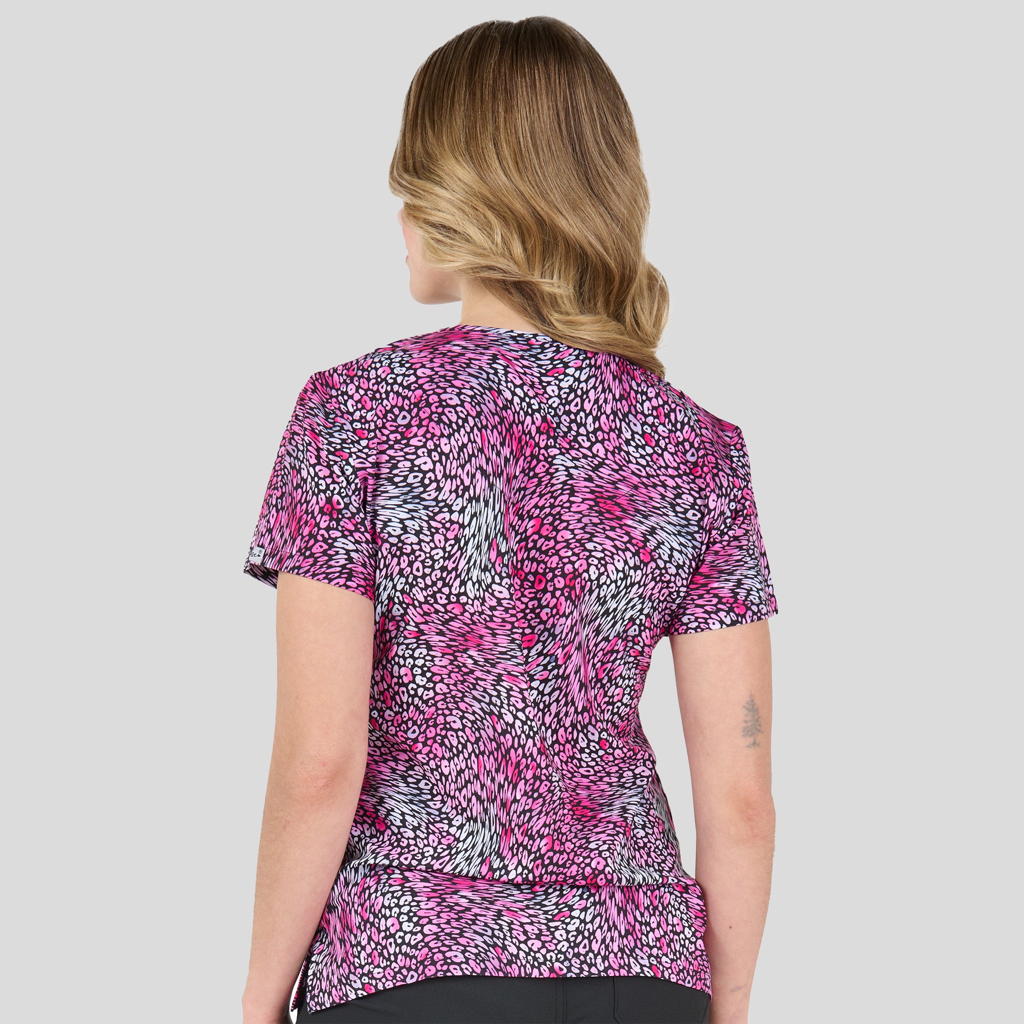Audrey Print Top | Pink & Wild